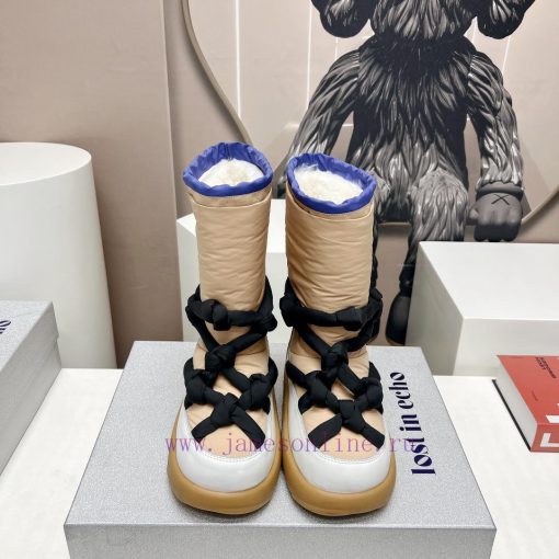 Top tierLost in Echo Knot Design Snow Boot SeriesFrom a domestic niche designer shoe brandCowthh9xtf