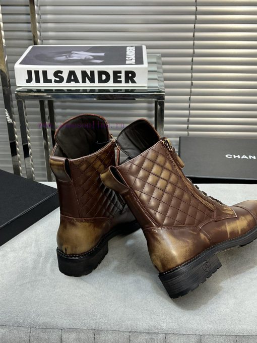 CHANEL Top Classic Dallas Boots Retro Brushed Motorcycle BootsMaterial: The upper of the shod6y2dm30 - Image 6