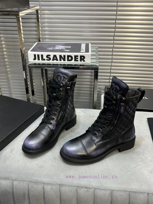 CHANEL Top Classic Dallas Boots Retro Brushed Motorcycle BootsMaterial: The upper of the sho0u7tpbpy - Image 5