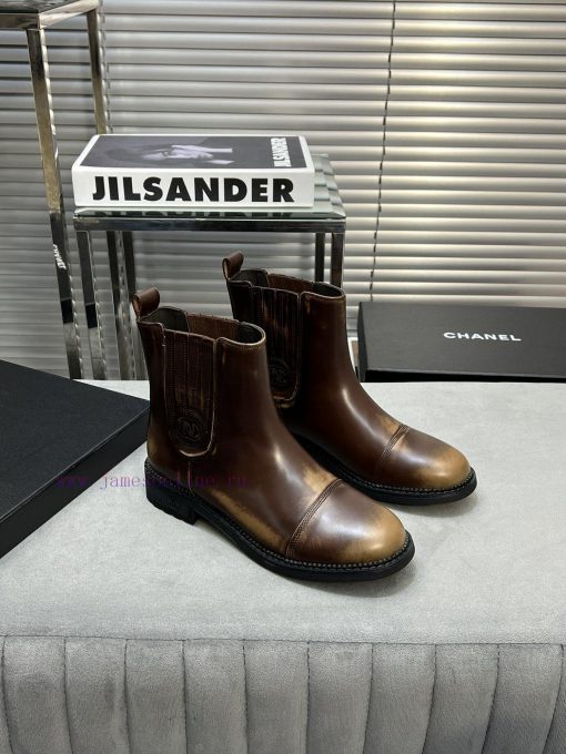 CHANEL Top Classic Dallas Boots Retro Brushed Motorcycle BootsMaterial: The upper of the sho0shxn1b5 - Image 3