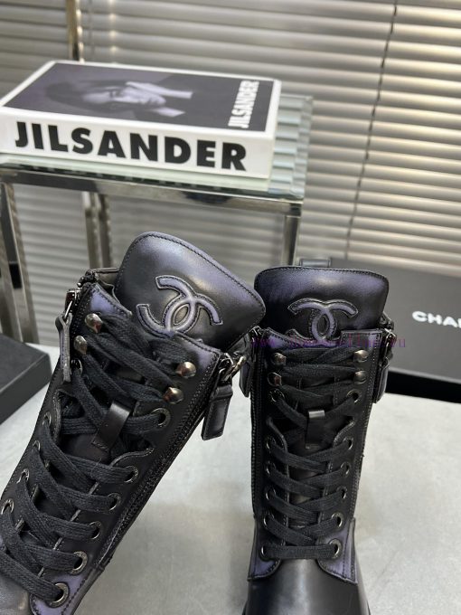 CHANEL Top Classic Dallas Boots Retro Brushed Motorcycle BootsMaterial: The upper of the sho0u7tpbpy - Image 6