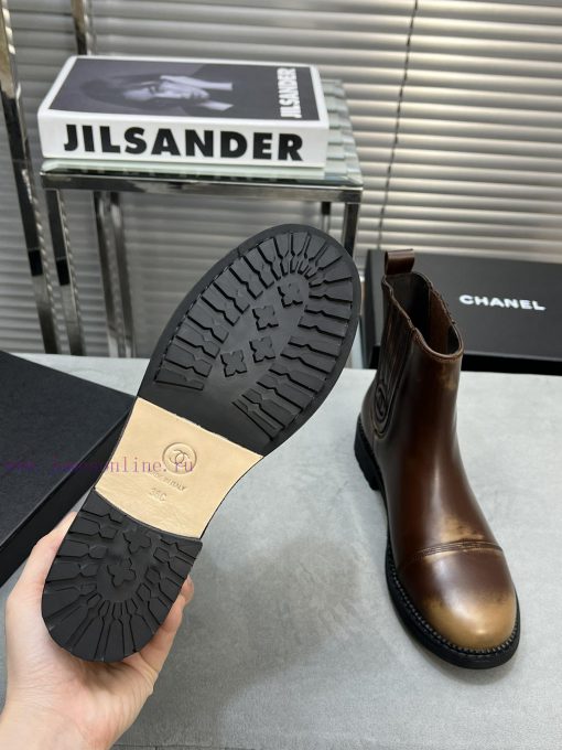 CHANEL Top Classic Dallas Boots Retro Brushed Motorcycle BootsMaterial: The upper of the sho0shxn1b5 - Image 10
