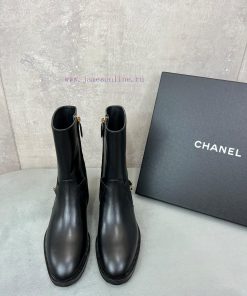 Short bootsChanel Grandma's new knight boots chain long boots, short boot seriesOriginal dev6r7u1opx