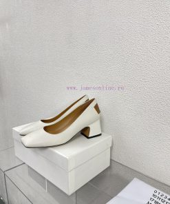 Margiela | Retro style 5cm short heel square toe shoesShort and retro elegant temperament caargwepbw