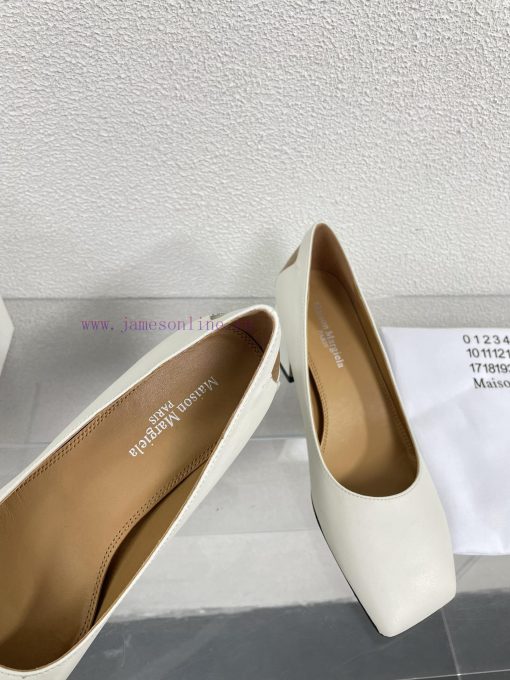 Margiela | Retro style 5cm short heel square toe shoesShort and retro elegant temperament caargwepbw - Image 6