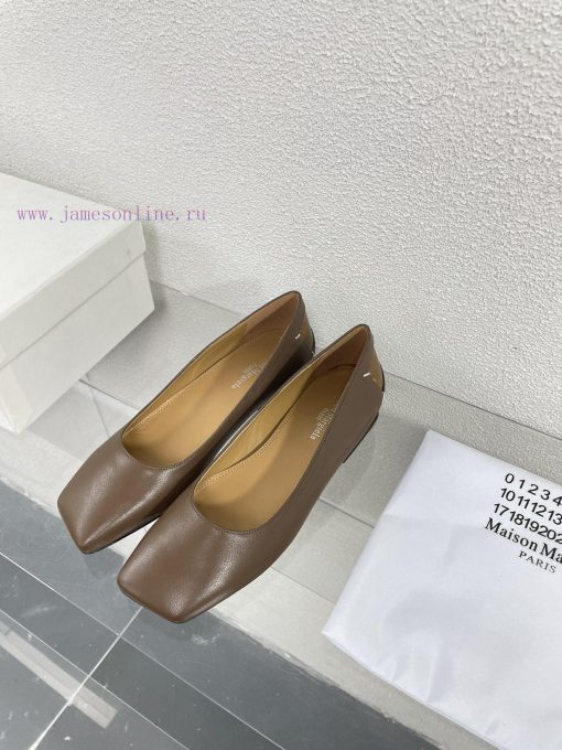 Margiela | Retro style 2cm short heel square toe shoesShort and retro elegant temperament cae32z3cj7 - Image 7
