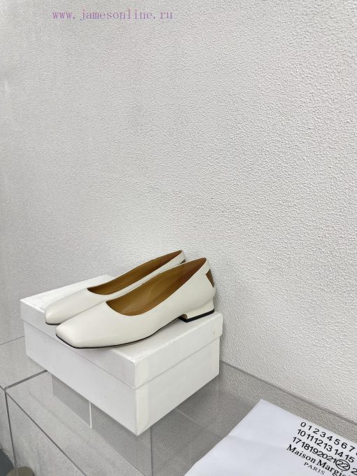 Margiela | Retro style 2cm short heel square toe shoesShort and retro elegant temperament cat1dg3kpg