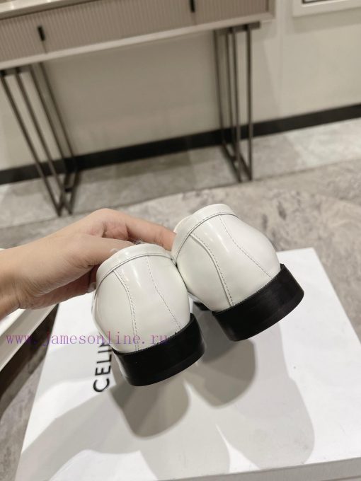 CELINE Sillin Lefu shoes Caesar door buckle series casual small leather shoes are super supe4ijis5kc - Image 8