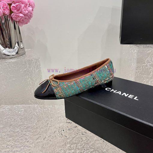 Real leather bottomChanel's top tier ballet shoes, flat soled single shoes, fashionable itemhw7cqws0 - Image 2