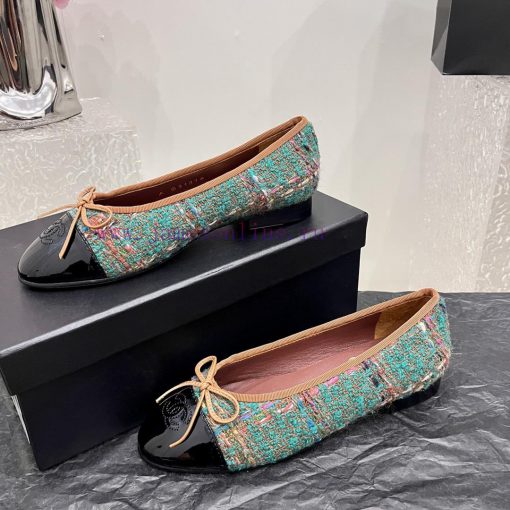Real leather bottomChanel's top tier ballet shoes, flat soled single shoes, fashionable itemhw7cqws0 - Image 6