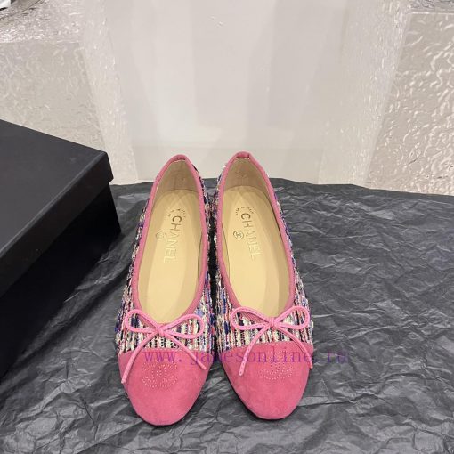 Real leather bottomChanel's top tier ballet shoes, flat soled single shoes, fashionable itemayep5a65 - Image 4