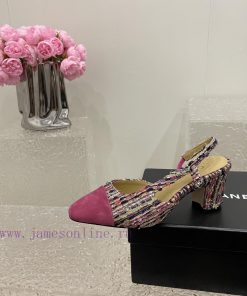 Chanel classic color blocked sandals, a new summer color, this item continues the classic Chi8wsxonz