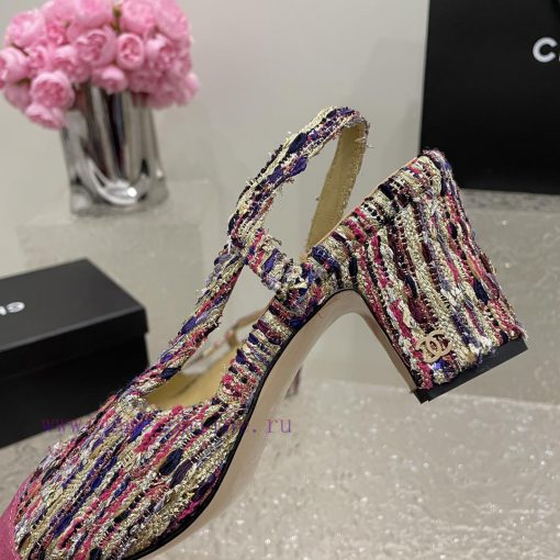 Chanel classic color blocked sandals, a new summer color, this item continues the classic Chi8wsxonz - Image 6