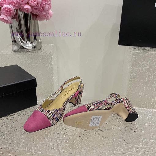 Chanel classic color blocked sandals, a new summer color, this item continues the classic Chi8wsxonz - Image 10