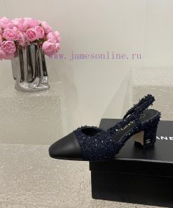 Chanel classic color blocked sandals, a new summer color, this item continues the classic Chwsuddaqn