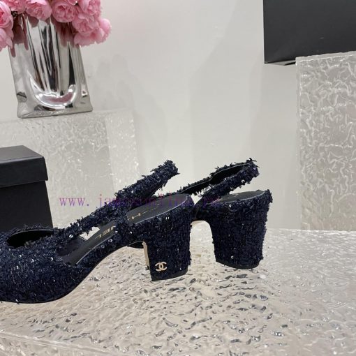 Chanel classic color blocked sandals, a new summer color, this item continues the classic Chwsuddaqn - Image 6