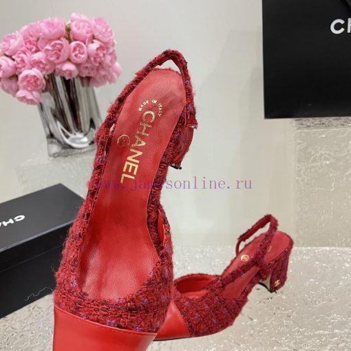 Chanel classic color blocked sandals, a new summer color, this item continues the classic Ch5qaftf40 - Image 7