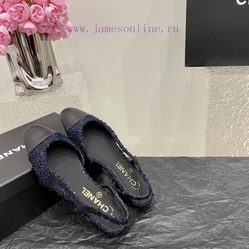 Chanel classic color blocked sandals, a new summer color, this item continues the classic Ch7cc1hem5 - Image 5