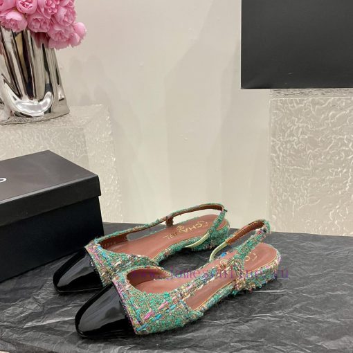 Chanel classic color blocked sandals, a new summer color, this item continues the classic Ch38ncrkfp - Image 8