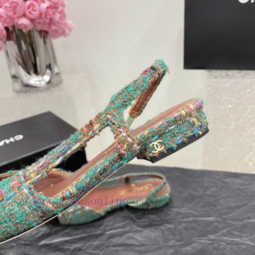 Chanel classic color blocked sandals, a new summer color, this item continues the classic Ch38ncrkfp - Image 9