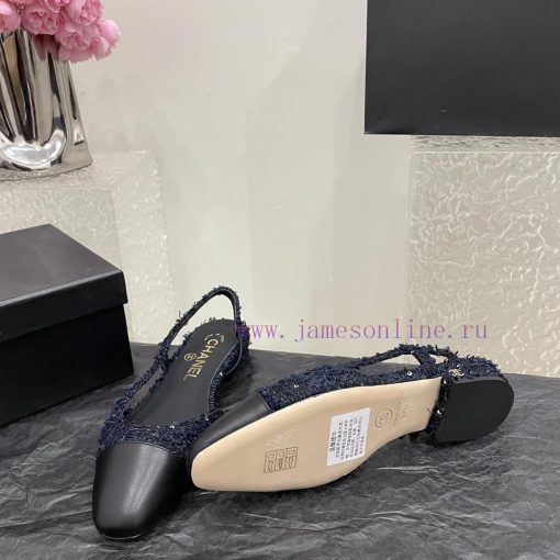 Chanel classic color blocked sandals, a new summer color, this item continues the classic Ch7cc1hem5 - Image 10