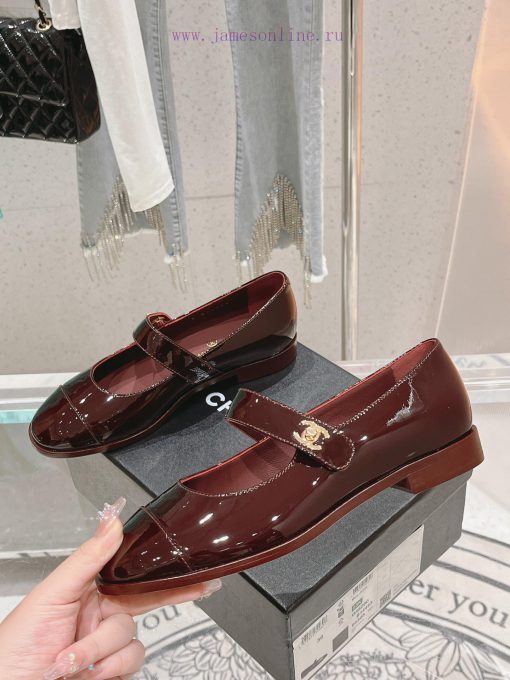 𝗖𝗛𝗔𝗡𝗘𝗟 New Color blocked Mary Single Shoe SeriesCute and lovely Mary Jane style, the originazija2uq4 - Image 3