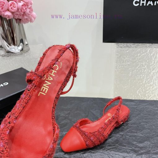 Chanel classic color blocked sandals, a new summer color, this item continues the classic Ch41ymca6a - Image 8