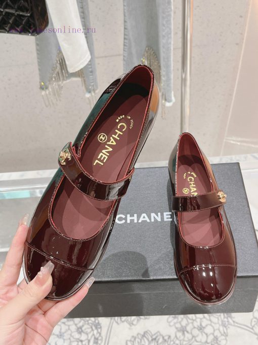 𝗖𝗛𝗔𝗡𝗘𝗟 New Color blocked Mary Single Shoe SeriesCute and lovely Mary Jane style, the originazija2uq4 - Image 5