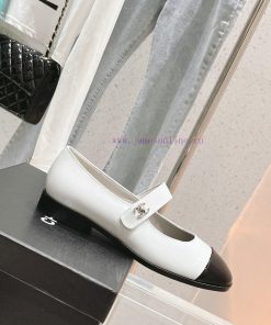 𝗖𝗛𝗔𝗡𝗘𝗟 New Color blocked Mary Single Shoe SeriesCute and lovely Mary Jane style, the origina5zo4e4xp