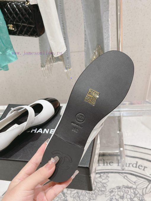 𝗖𝗛𝗔𝗡𝗘𝗟 New Color blocked Mary Single Shoe SeriesCute and lovely Mary Jane style, the origina5zo4e4xp - Image 10