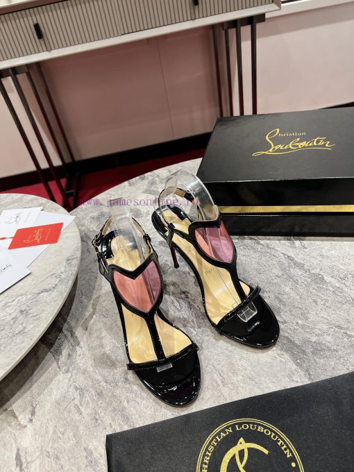 Heart shaped film sandals ︎ ️Showcasing feminine charm in Loubigirl, reinterpreting one of t2f2i5q4x - Image 2