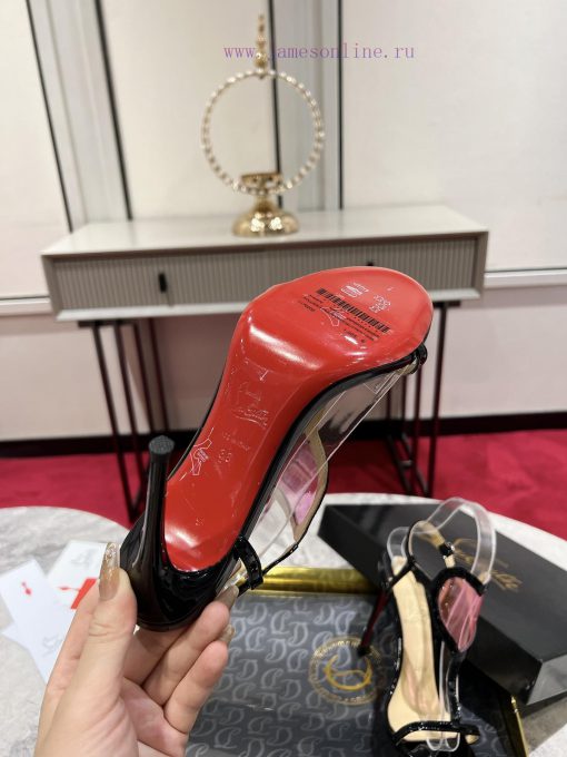 Heart shaped film sandals ︎ ️Showcasing feminine charm in Loubigirl, reinterpreting one of t2f2i5q4x - Image 7