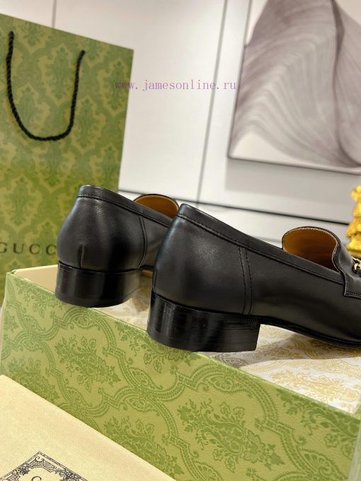 Gucci's high-end version of horse carrying buckle loafers recommends the most beautiful singae9ykw6p - Image 8