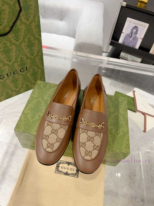 Gucci's high-end version of horse carrying buckle loafers recommends the most beautiful sing8q3pz4cd - Image 2