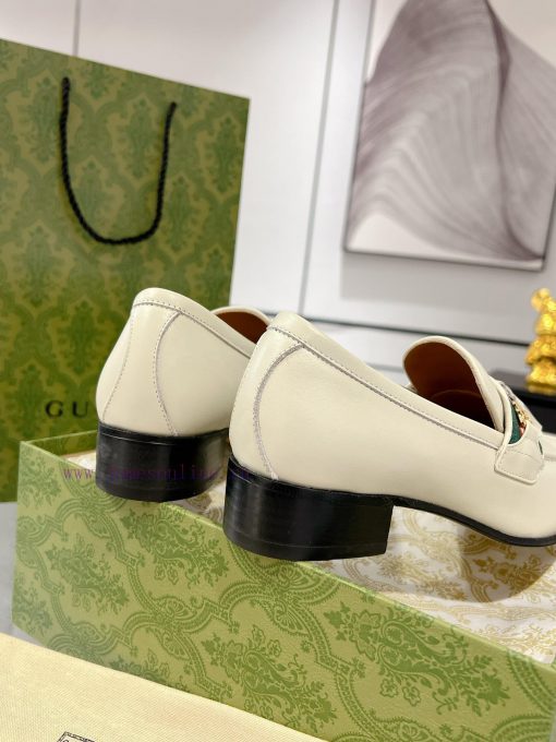 Gucci horseneck buckle woven belt, high-end version of Suzhou loafers recommended, the most t613ftoz - Image 9