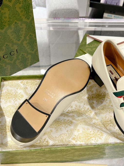 Gucci horseneck buckle woven belt, high-end version of Suzhou loafers recommended, the most t613ftoz - Image 10