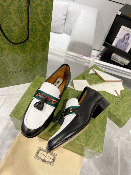 Gucci horseneck buckle woven belt, high-end version of Suzhou loafers recommended, the most 9j0goe8e - Image 4