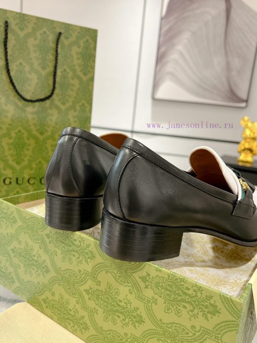 Gucci horseneck buckle woven belt, high-end version of Suzhou loafers recommended, the most 9j0goe8e - Image 8