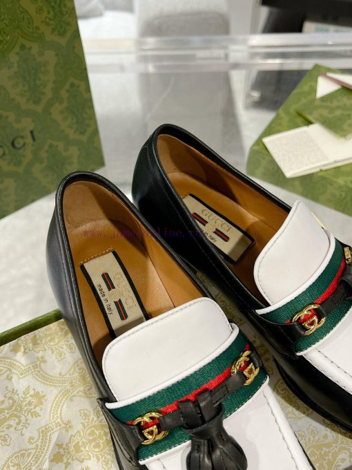 Gucci horseneck buckle woven belt, high-end version of Suzhou loafers recommended, the most 9j0goe8e - Image 9