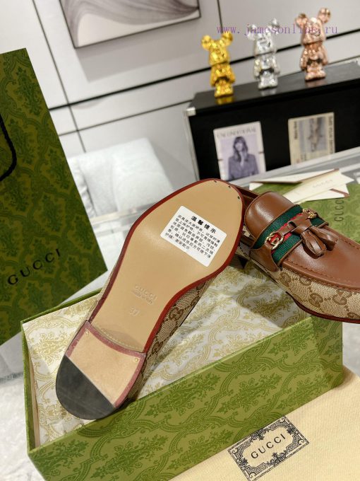 Gucci horseneck buckle woven belt, high-end version of Suzhou loafers recommended, the most ezo2yfs6 - Image 10