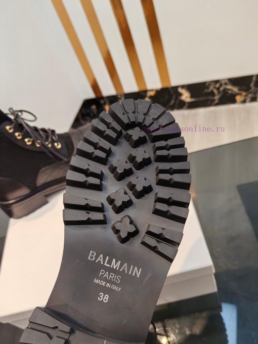Out Balmain 2023fw Autumn/Winter New Knitted Elastic Martin Boots Overseas Order Original, 1cz4jjjg6 - Image 6