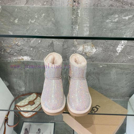 UGG Full Diamond Snow Boots ️️ Super Beautiful Bling Bling Glittering Return Rate Explosive 2hgtp9l0 - Image 2