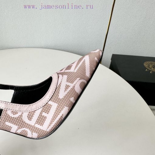 Versac Fan Family's new 23 year old Allover series high-heeled sandals with exposed heels, ppc9fzu9m - Image 7