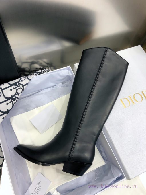 Dior LA 2021 Autumn/Winter Poster New Knight Women's Boots CD Celebrity Same Style Pointed Czyqcjq7z - Image 6