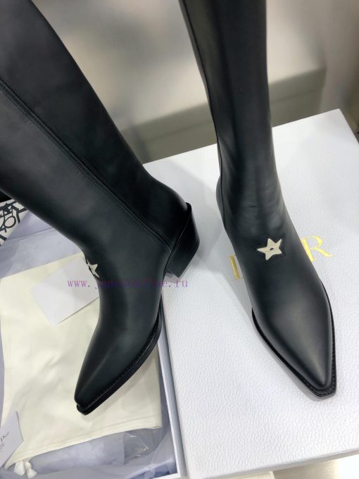 Dior LA 2021 Autumn/Winter Poster New Knight Women's Boots CD Celebrity Same Style Pointed Czyqcjq7z - Image 7