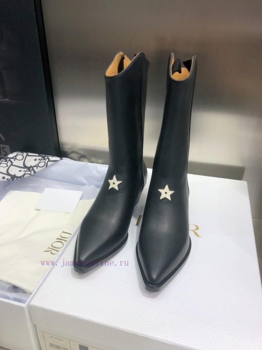 Dior LA 2021 Autumn/Winter Poster New Pointed Women's Short Boots CD Celebrity Same Style Co2reh9mis
