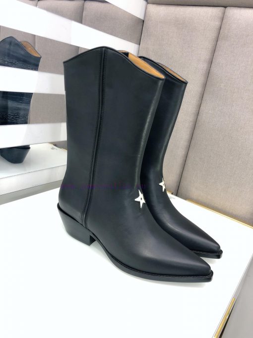 Dior LA 2021 Autumn/Winter Poster New Pointed Women's Short Boots CD Celebrity Same Style Co2reh9mis - Image 6