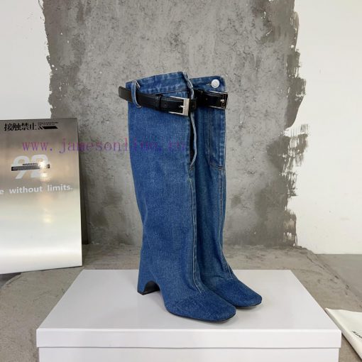 Coperni 23ss autumn and winter new horn boots with a unique heel design combined with a smal97ptvwa5 - Image 6