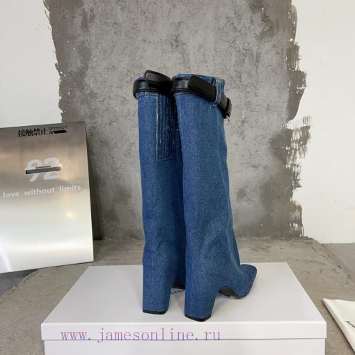 Coperni 23ss autumn and winter new horn boots with a unique heel design combined with a smal97ptvwa5 - Image 7