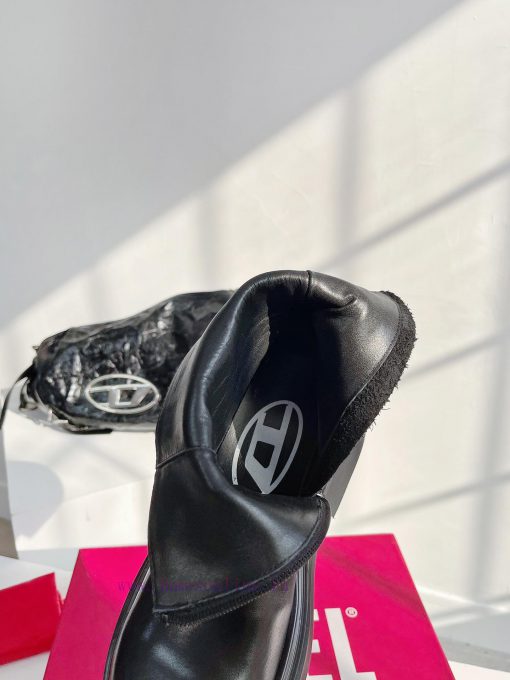 DIESEL 2023 Autumn/Winter Latest Ultra Simple Chain Short BootsThe exit rate is extremely hinshfcht0 - Image 9